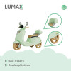 Moto Scooter a Batería Lumax Infantil Scooby Verde