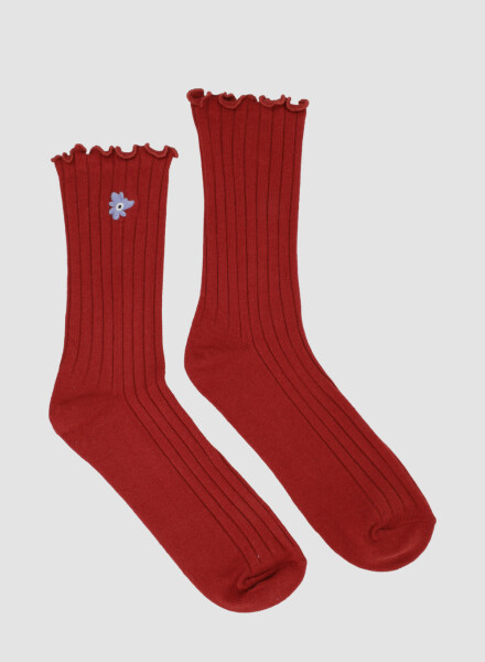 Medias morely volado Rojo birck