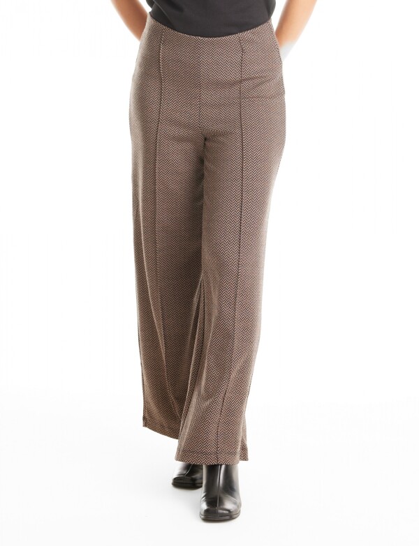 Pantalon Wide Leg Gales TOSTADO/MULTI