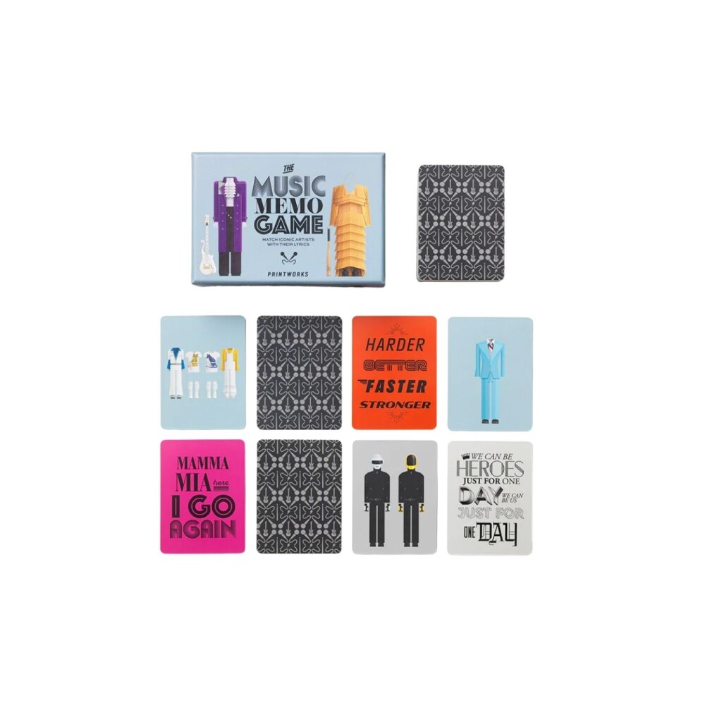 PRINTWORKS JUEGO MEMO GAME MUSICA PRINTWORKS JUEGO MEMO GAME MUSICA