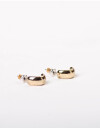 Aros Pasantes Aros Pasantes Metal Bold - Dorado