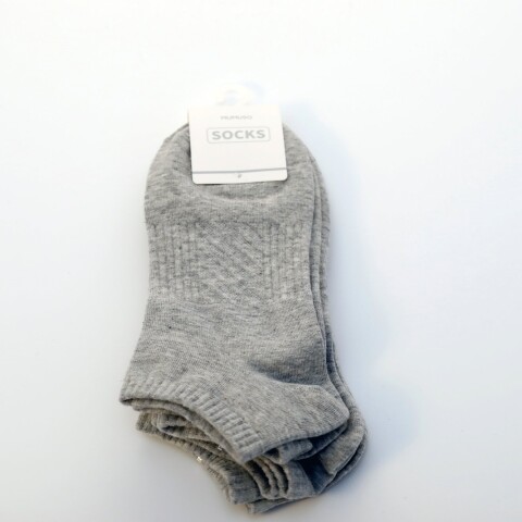 MEDIAS BAJAS PARA HOMBRE (3 PARES/GRIS CLARO) MEDIAS BAJAS PARA HOMBRE (3 PARES/GRIS CLARO)