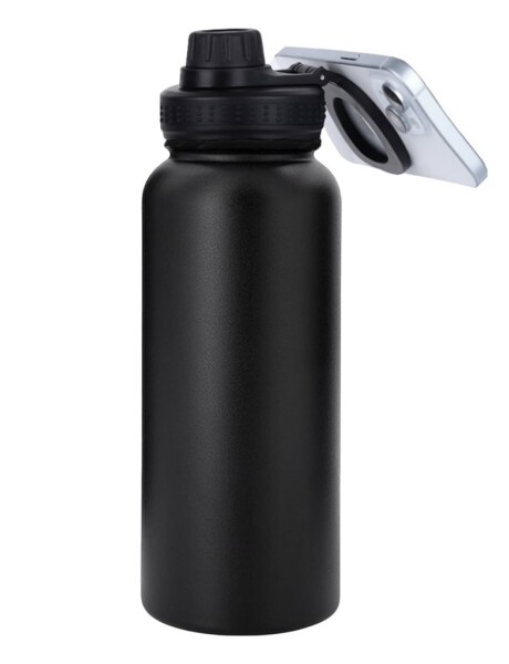 BOTELLA TERMICA CON IMAN P/CELULAR 960ML NEGRO BOTELLA TERMICA CON IMAN P/CELULAR 960ML NEGRO