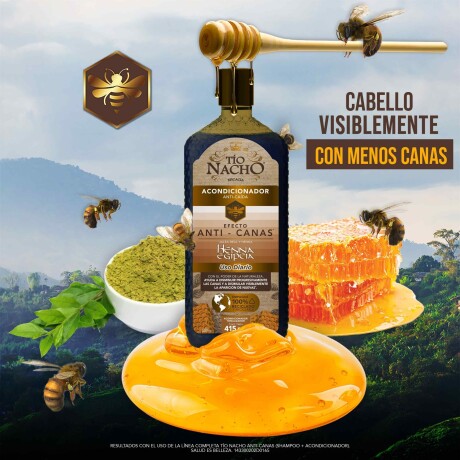 Acondicionador Tío Nacho Henna Anti Canas 415ml Acondicionador Tío Nacho Henna Anti Canas 415ml