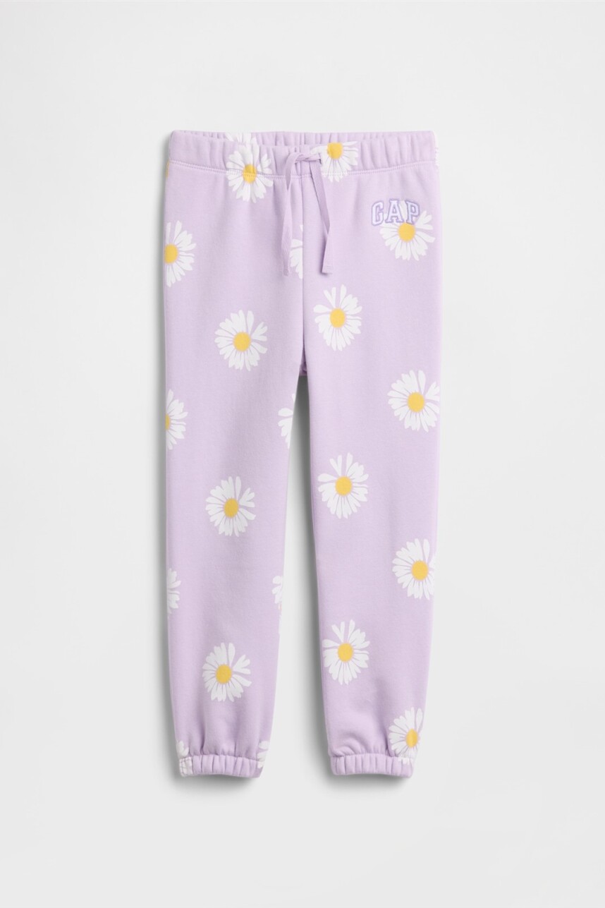 Pantalón Deportivo Logo Gap Toddler Niña Nostalgic Lavender