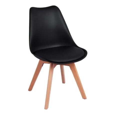 Silla Eames Tapizada Negro