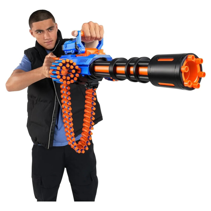 X-shot Insanity Motorized Rage Fire (72 Dardos) De Zuru Azul Y Naranja X-shot Insanity Motorized Rage Fire (72 Dardos) De Zuru Azul Y Naranja