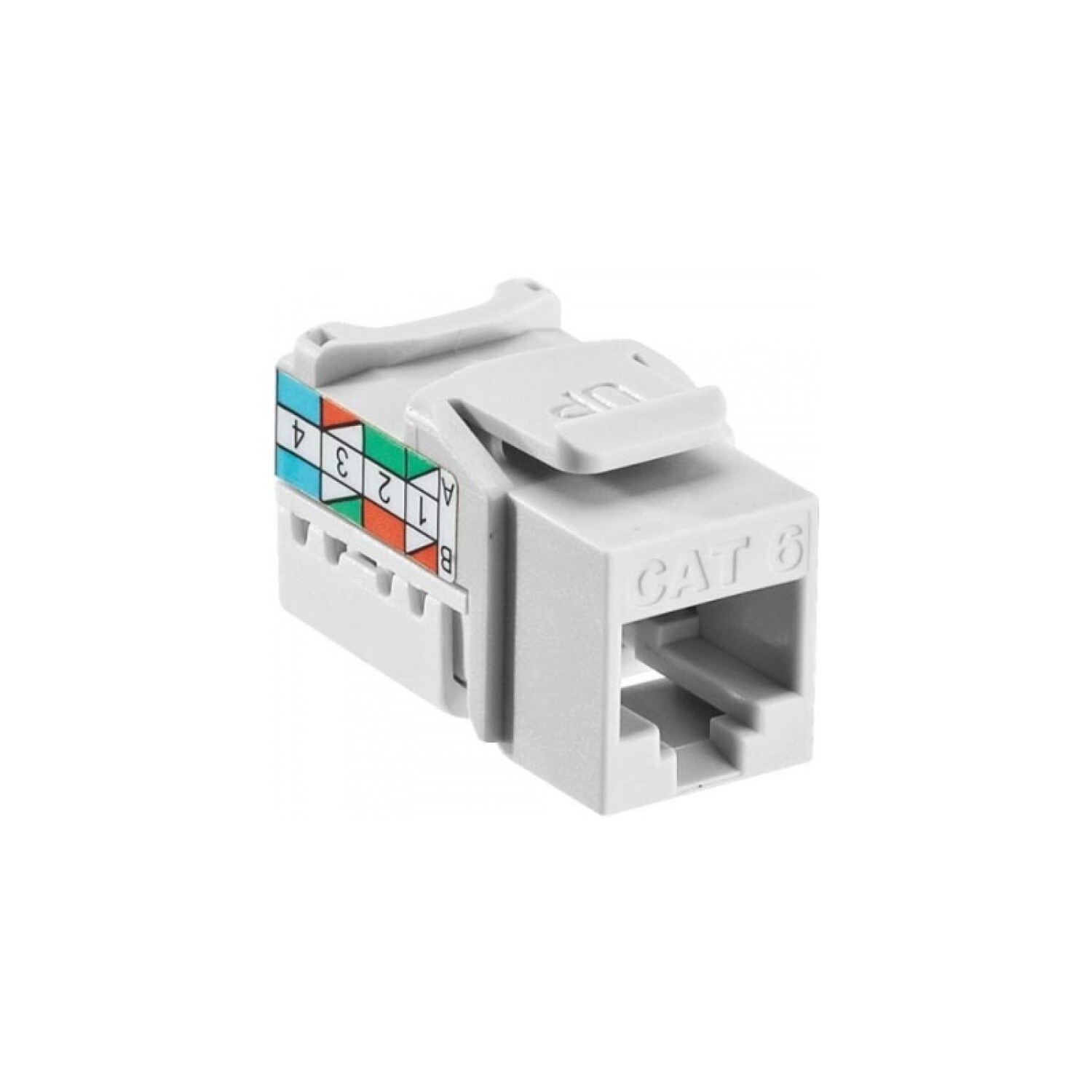JACK RJ45 CAT 6 BLANCO NUEVO — Luminotecnia