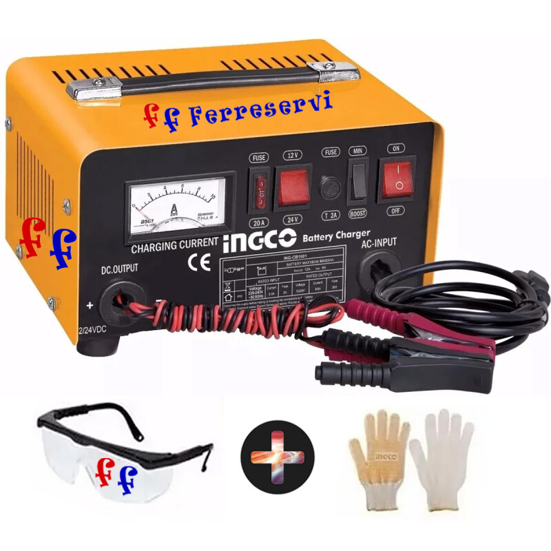 CARGADOR BATERIAS 12/24VOLT INGCO ING-CB1601 CARGADOR BATERIAS 12/24VOLT INGCO ING-CB1601