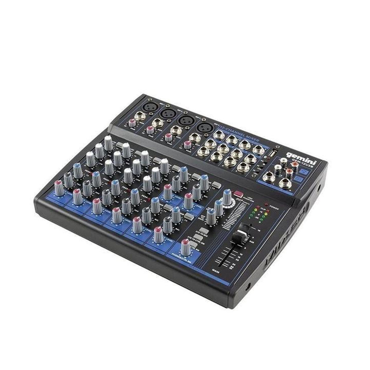 CONSOLA GEMINI GEM12USBE 12 CANALES BLUETOOTH 