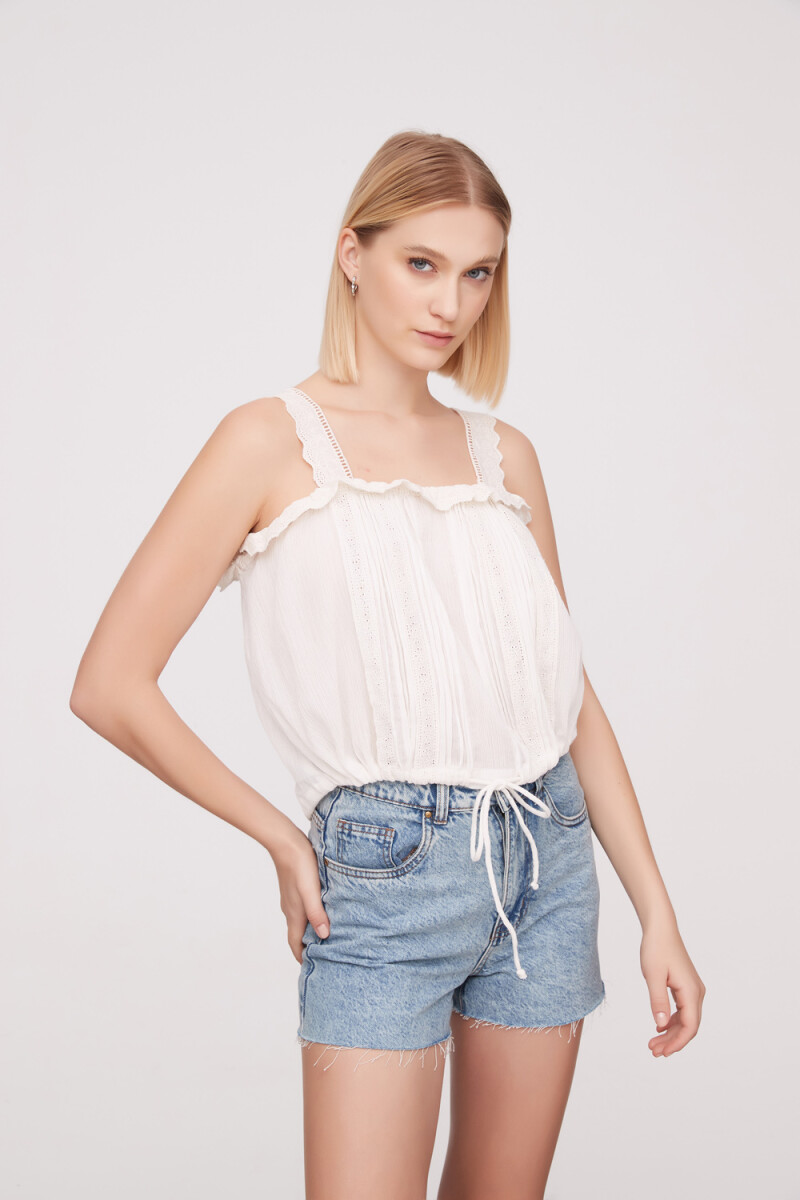 Musculosa Trevelin - Marfil / Off White 