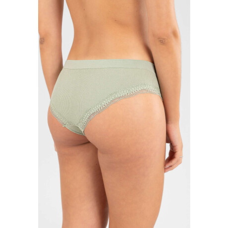 Culotte camelina Verde malva