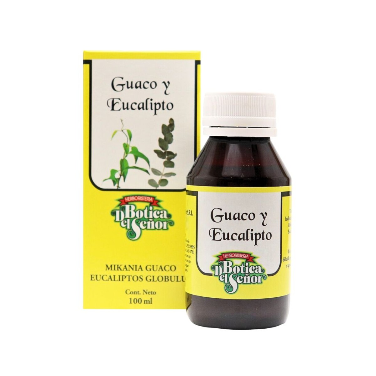 Tintura De Guaco Y Eucalipto Botica Del Señor 100 ml 