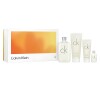 Set Calvin Klein Edt 200ml + Bl 200ml + SG 100ml + Edt 15ml Set Calvin Klein Edt 200ml + Bl 200ml + SG 100ml + Edt 15ml