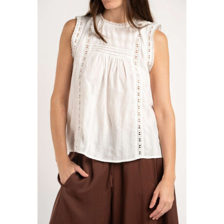 Blusa Con Frunce Nacar