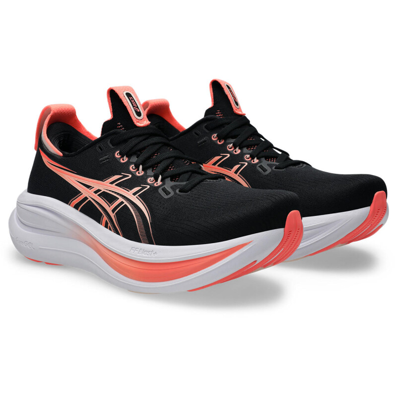 Zapatillas Running GEL-Nimbus 28 Mujer Black/pearl Pink