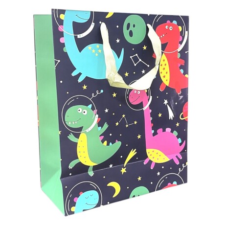 Bolsa Top Mediana Dinosaurios en el Espacio