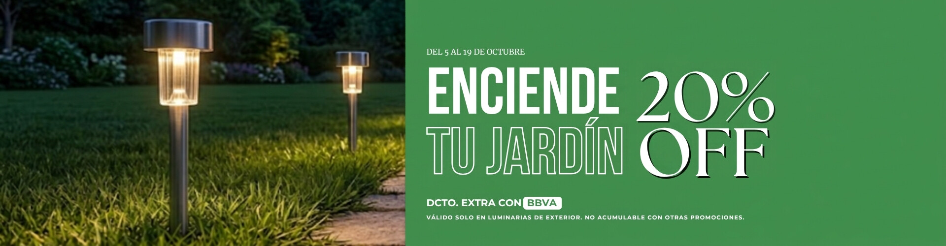 Especial jardin 20%