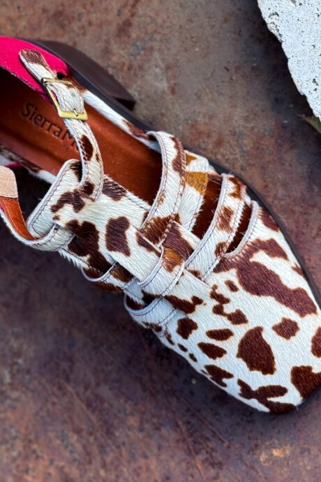 Sandalia Mallorquina Cowhide / Rojo