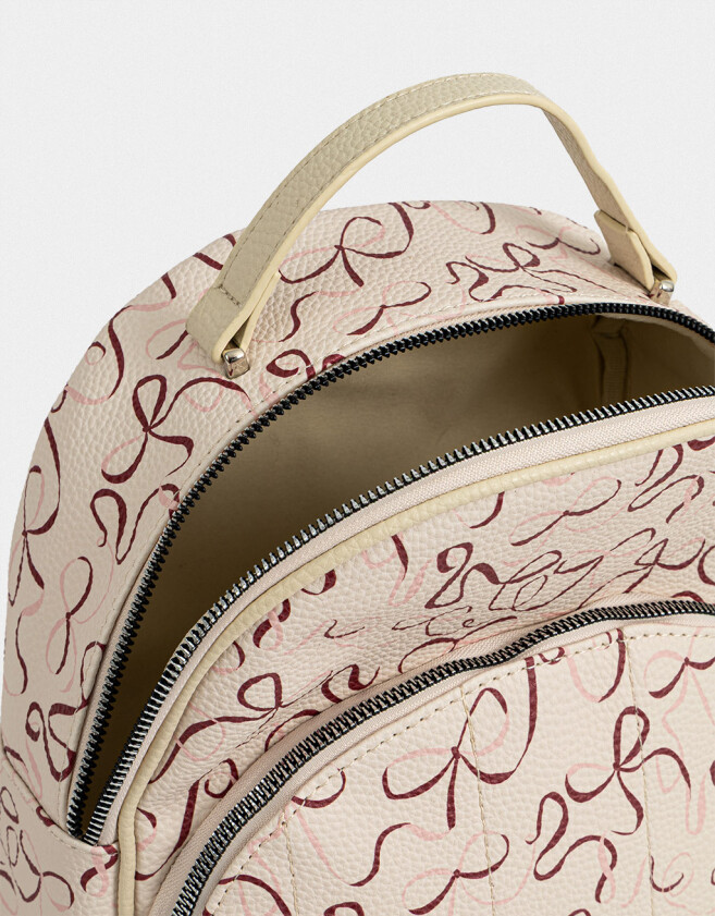 Mochilas Urbanas Mochila Puffy Flores - Estampado Flores