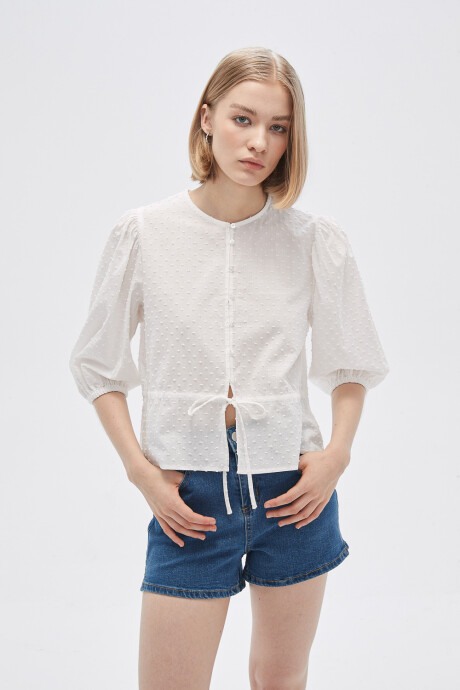 Blusa Goujer Marfil / Off White