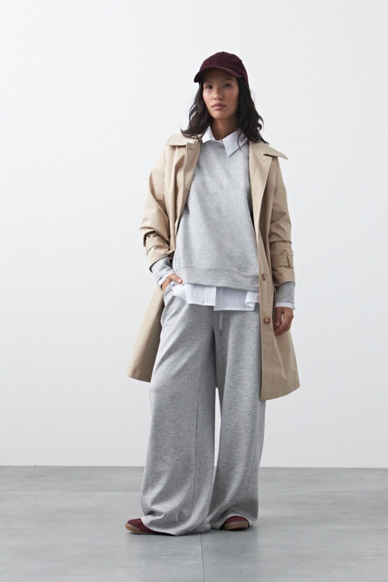 BUZO MERCADER Gris Melange