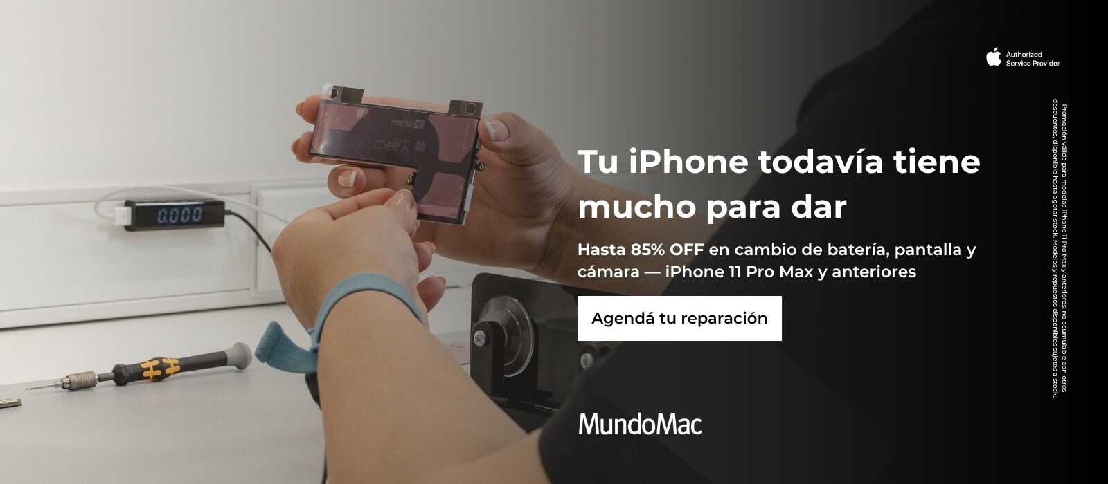 pantalla iPhone, batería iPhone, cámara iPhone, reparación arreglo