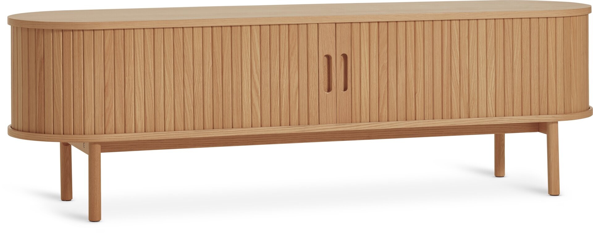 Mueble TV LYNGVIG 160cm 2 puertas persi roble - Roble 