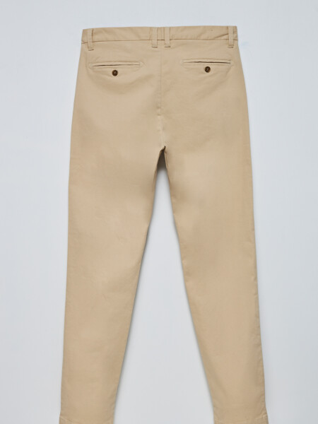 Pantalón chino Beige