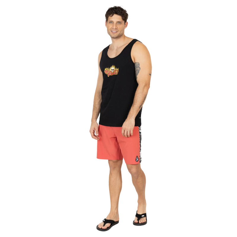 Boardshort Volcom Abg Cascade - Rojo Boardshort Volcom Abg Cascade - Rojo