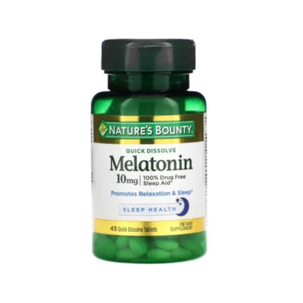 MELATONIN 10 MG. NATURES BOUNTY FR.X 45 única