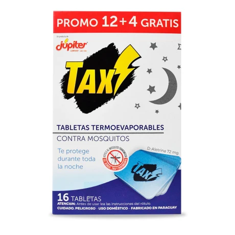 TABLETAS TAX PARA MOSQUITOS 16 UNIDADES TABLETAS TAX PARA MOSQUITOS 16 UNIDADES