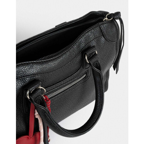 Cartera City Con Charm Negro