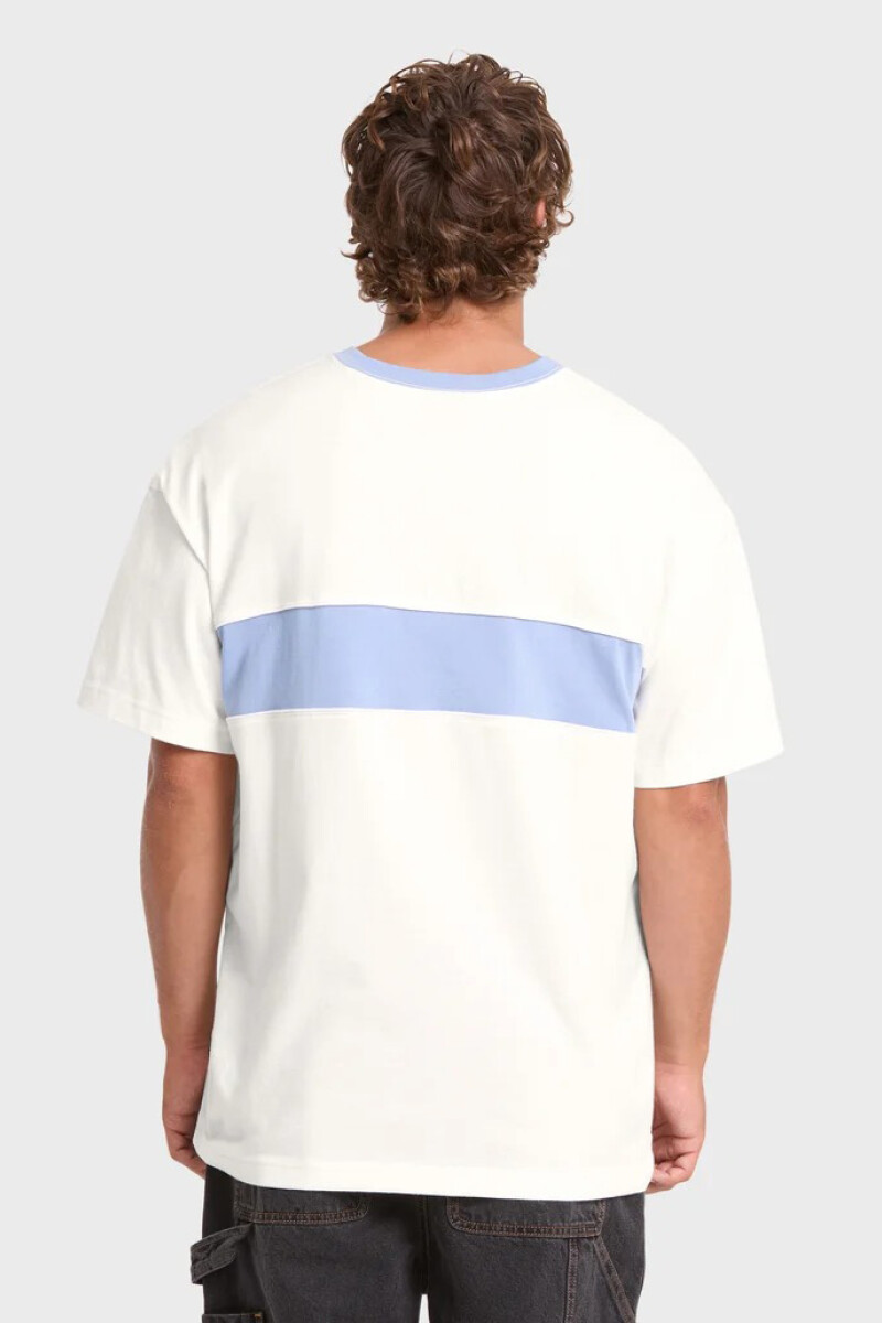 REMERA BAG DOG SHRAPNEL RINGER TEE B-blanco