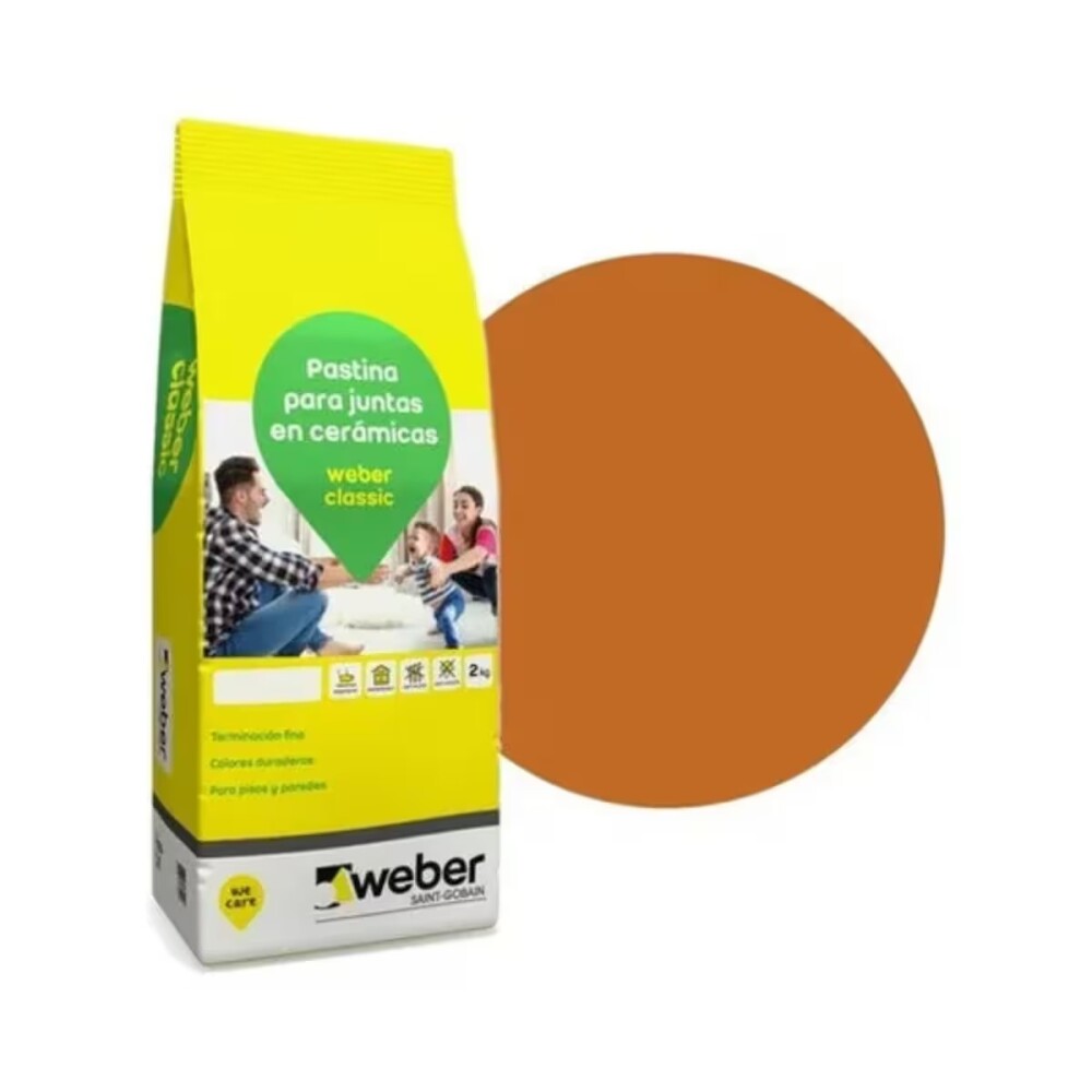 Pastina weber classic juntas 2kg Terracota Pastina Weber Classic Juntas 2kg Terracota