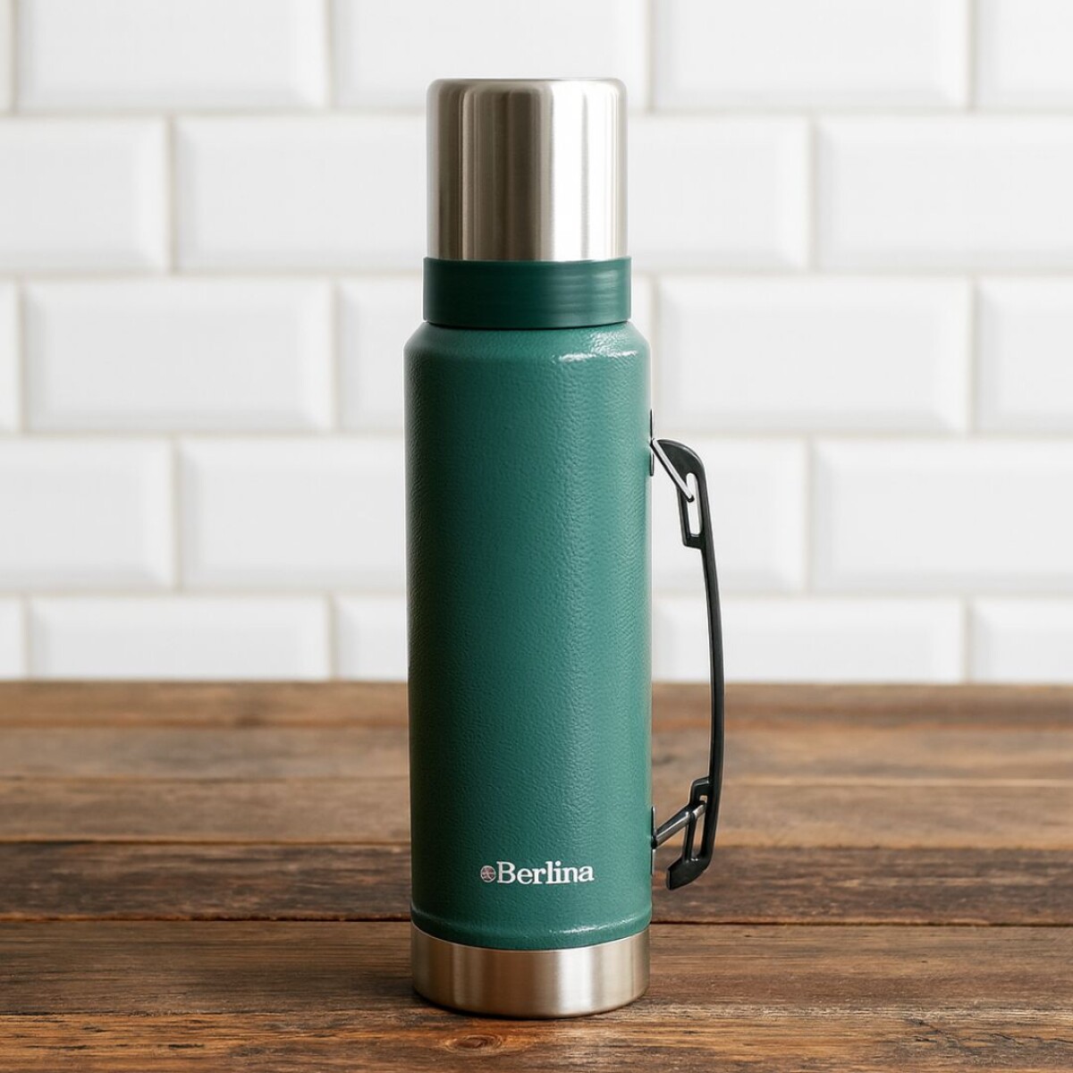 TERMO DE ACERO INOXIDABLE BERLINA 1,2 LITROS VERDE 