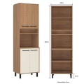 COCINA MODULADA 2.55 MT ROBLE/CHAMPAGNE - HAVANA COCINA MODULADA 2.55 MT ROBLE/CHAMPAGNE - HAVANA