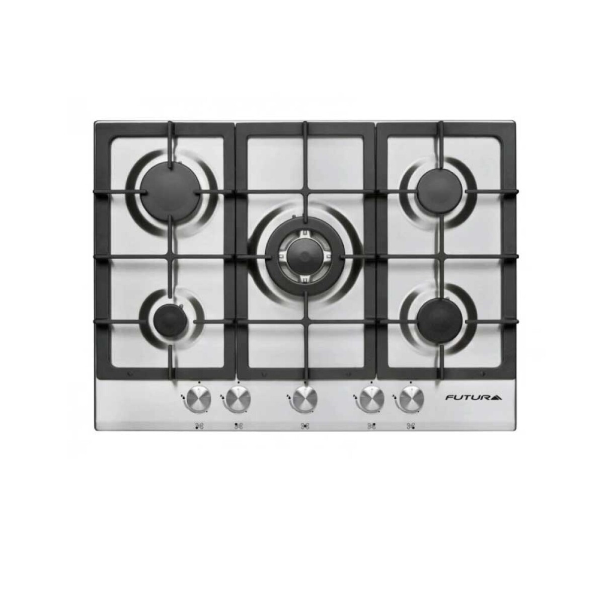 Anafe Futura a Gas Inox 5 Quemadores FUT-AG700X-5 