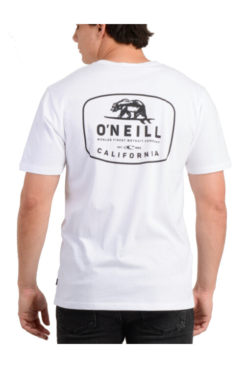 Remera O'Neill California Bear Blanco