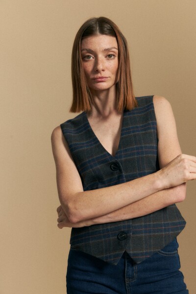 CHALECO COLLIER Gris Oscuro