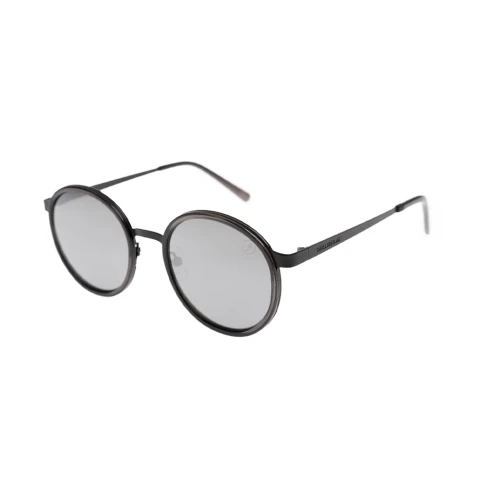 Lentes De Sol Chilli Beans Redondo - Unisex Plata/Negro