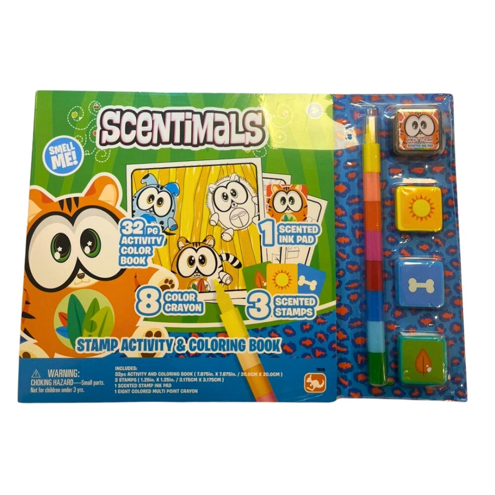 Juego De Sellos Y Colores Scentimals KANGAROO JUEGO DE SELLOS Y COLORES SCENTIMALS