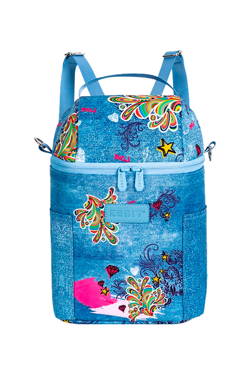 MATERA/MOCHILA JEAN FLOWERS 