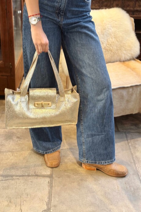 Tote Bag Baguette Oro Macchiato