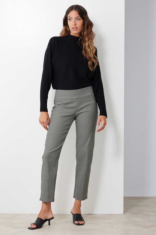 Pantalon Tejido NEGRO/GRIS