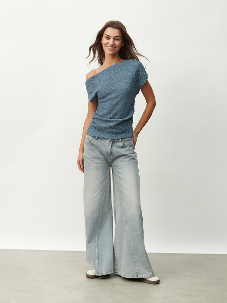 REMERA MARI AZUL PIEDRA