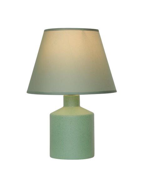 LAMPARA DE MESA CERAMICA D30x43CM LISO VERDE LAMPARA DE MESA CERAMICA D30x43CM LISO VERDE