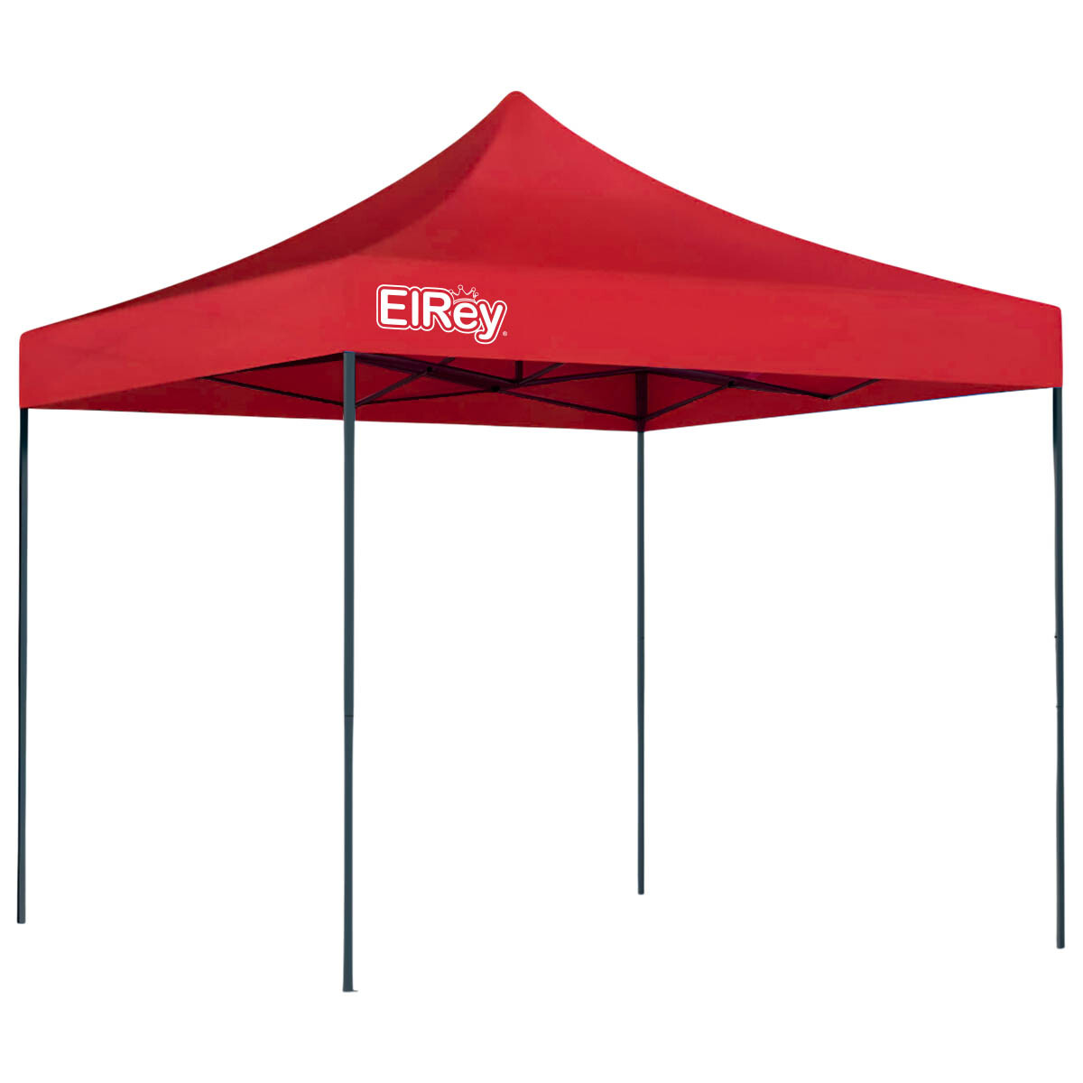 Gazebo 3x3mt Toldo Carpa Uv30 Impermeable Resistente - Rojo 