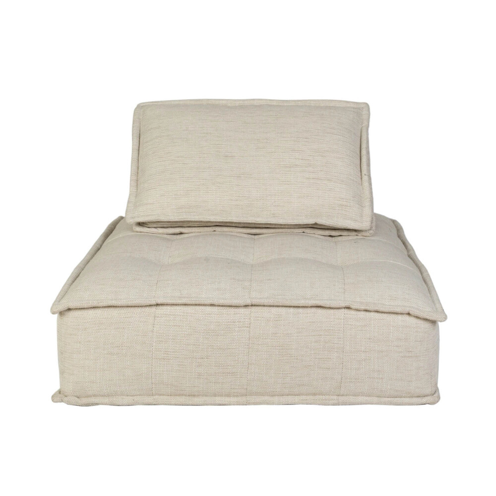 SOFÁ MODULAR 1 CUERPO TELA-PREMIUM NATURAL-BEIGE ELEMENT BEIGE