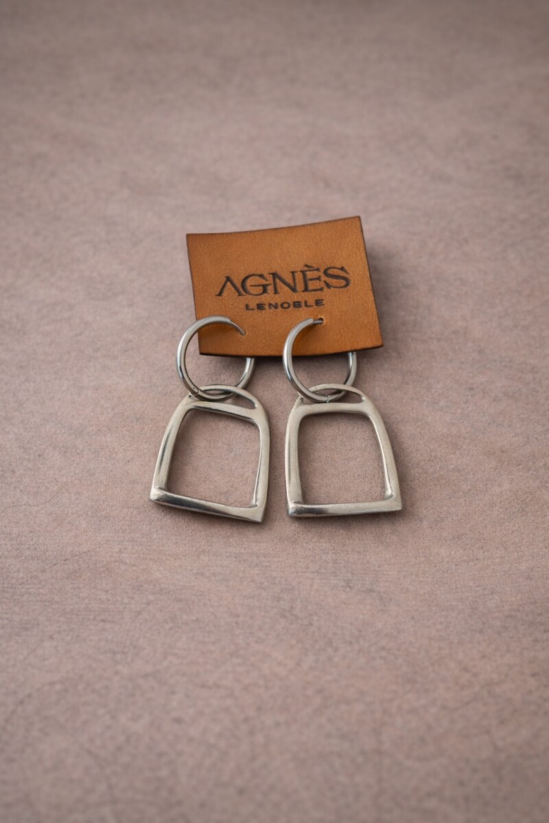 Estribo Earrings Plateado